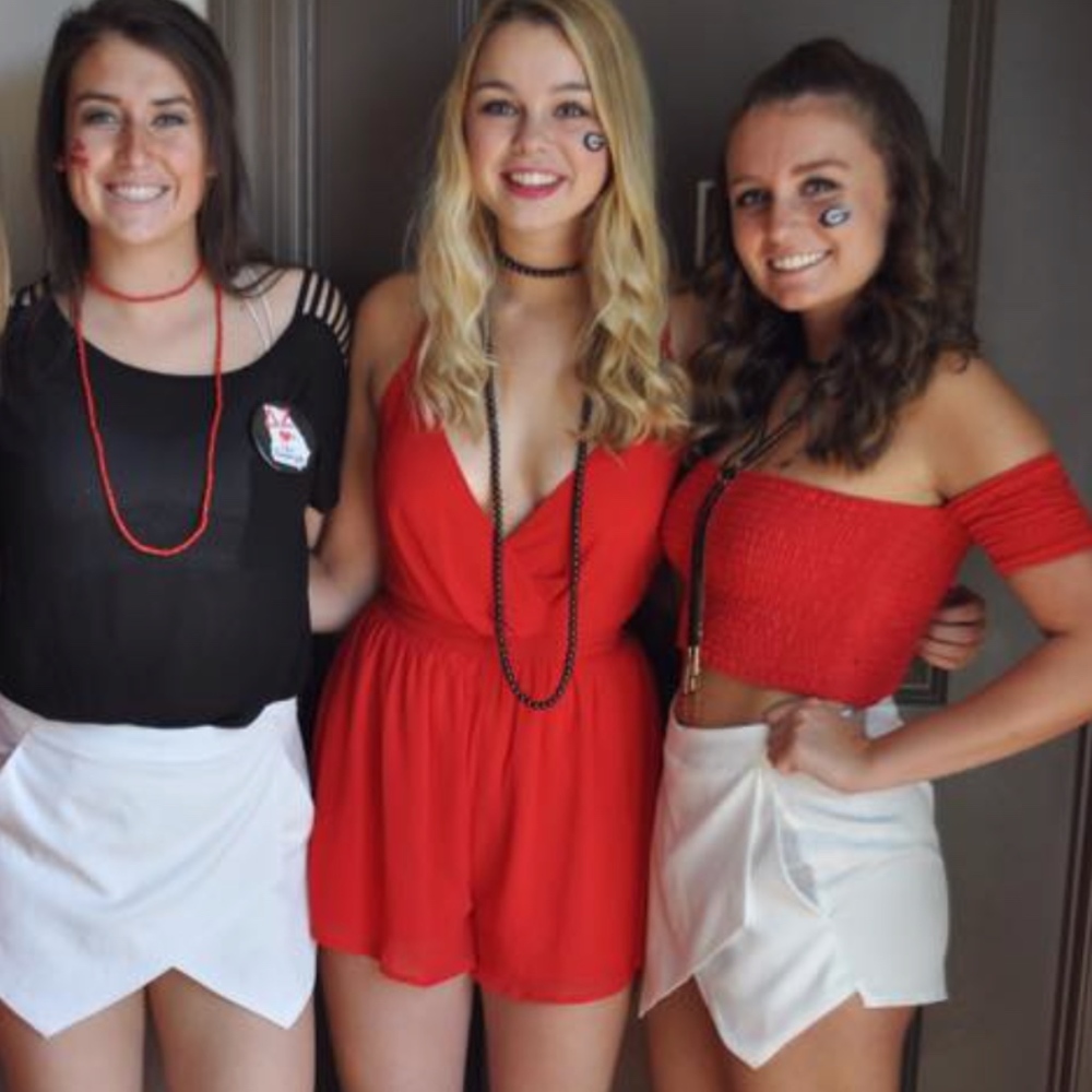 Red romper
